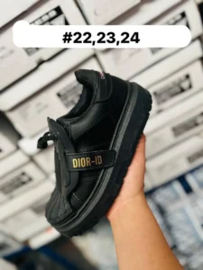 Tenis dior belcro negros