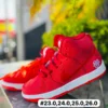 Tenis dunk bota rojos