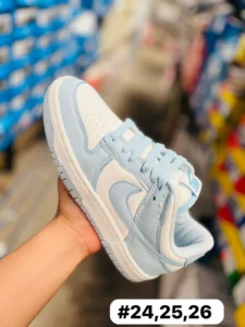 Tenis dunk choclo clon espejo azules
