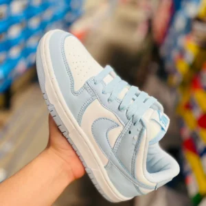 Tenis dunk choclo clon espejo azules