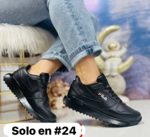 Tenis fila racer negros