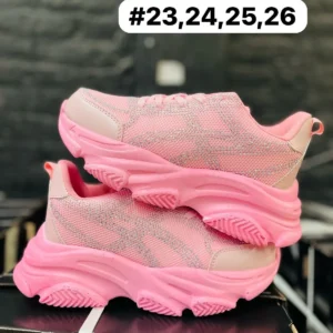 Tenis gucci con piedras rosas