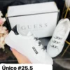 Tenis guess eslabon blancos con negro