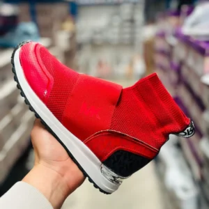 Tenis mk calcetin rojo