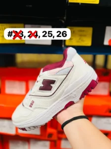 Tenis new balance premium blancos con guindo