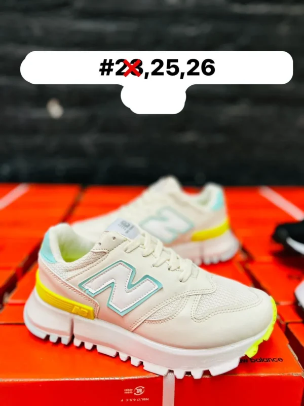 Tenis new balance sport blancos colors
