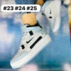 Tenis nike colors blancos con azul y negro