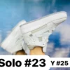 Tenis nike colors blancos con gris