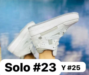 Tenis nike colors blancos con gris