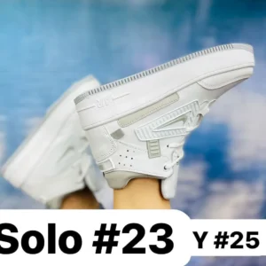 Tenis nike colors blancos con gris