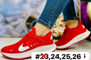 Tenis nike new rojos