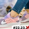 Tenis nike new rosas con lila
