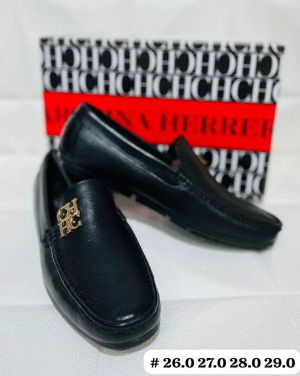 Zapatos de vestir Carolina Herrera negros calidad espejo 100% piel
